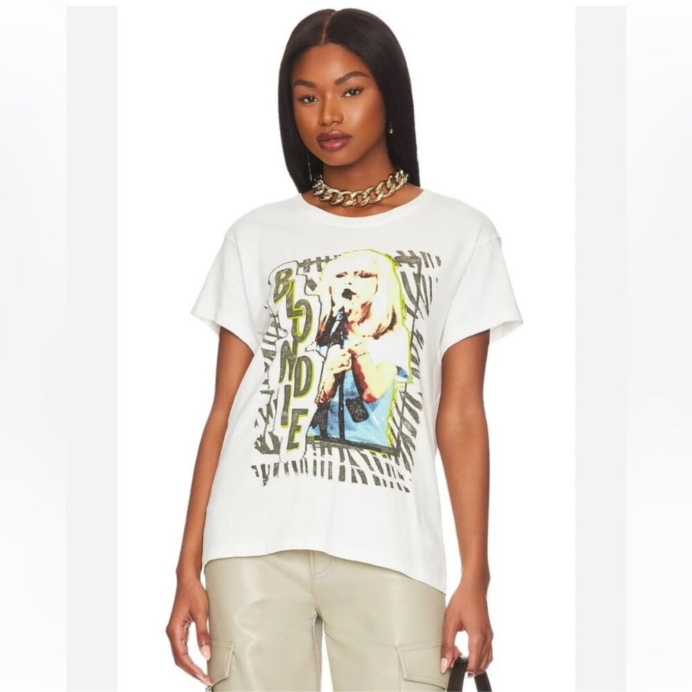 DAYDREAMER - BLONDIE LIVE 1977 TOUR TEE - VINTAGE WHITE